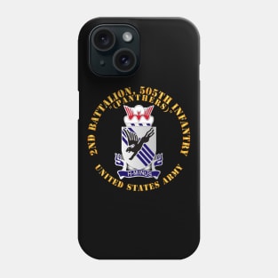 2nd Bn, 505th Infantry Regiment - Panthers - DUI X 300 Phone Case