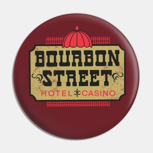 Retro Vintage Bourbon Street Hotel and Casino Las Vegas Pin