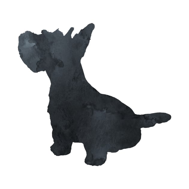 Scottish Terrier aka Scottie Dog Art by BittenByErmines