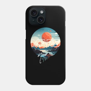 New Home Mars, Martian Life Space Exploration Art Phone Case