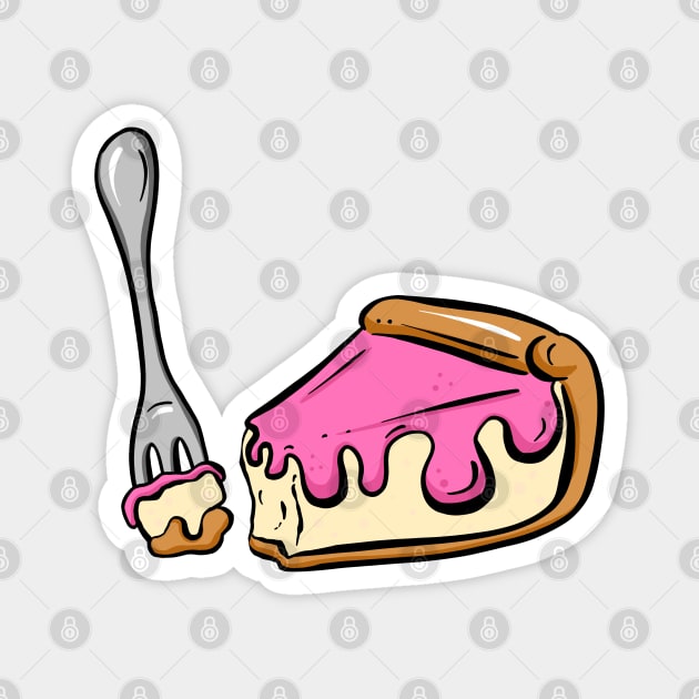 Strawberry Sweet Pie Cake Dessert Magnet by Squeeb Creative