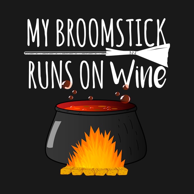 My broomstick runs on wine by hoopoe