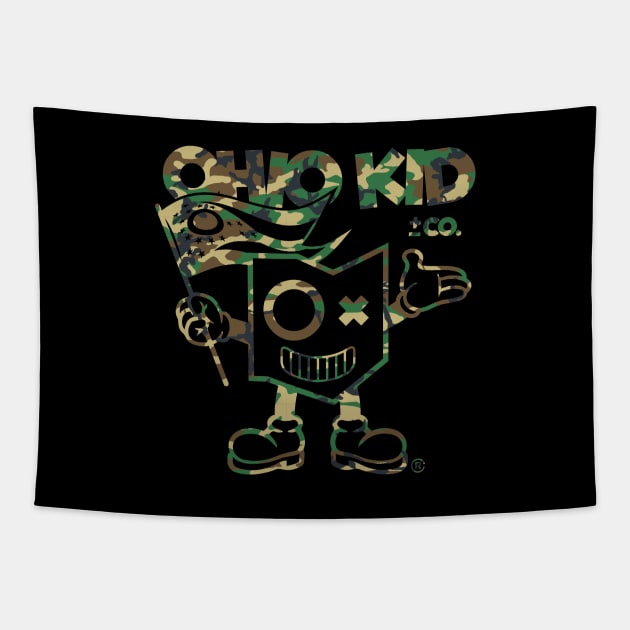 Ohio Kid and Co. Camo Tapestry by ohiokidandco