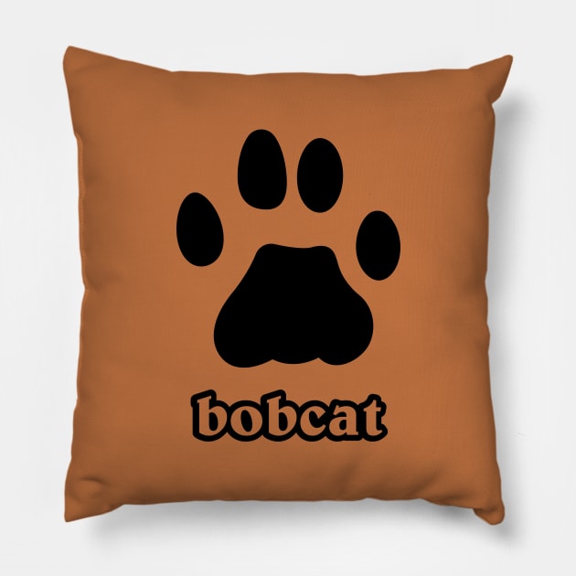 Bobcat Pillow by ProcyonidaeCreative