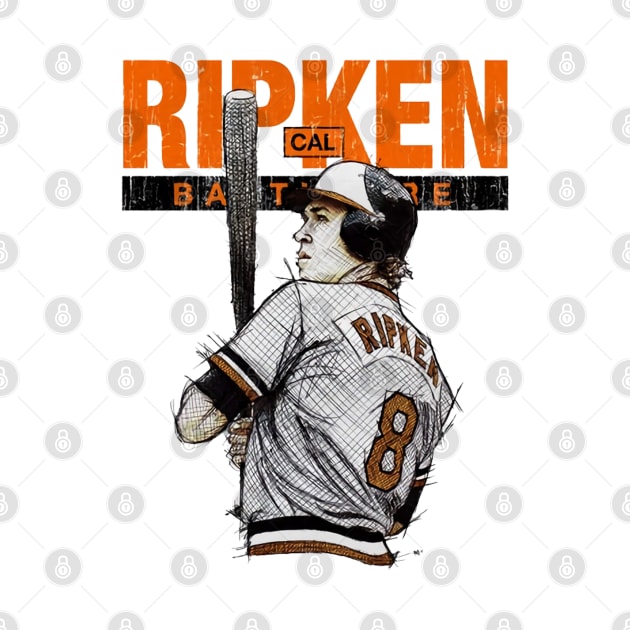 Cal Ripken Jr. Baltimore Batters Box Baltimore by Jesse Gorrell