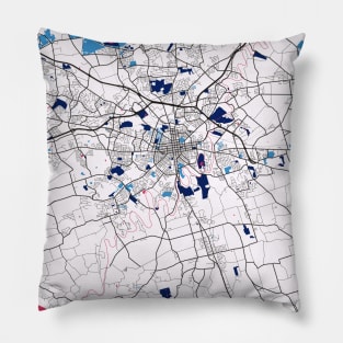 Lancaster - United States MilkTea City Map Pillow