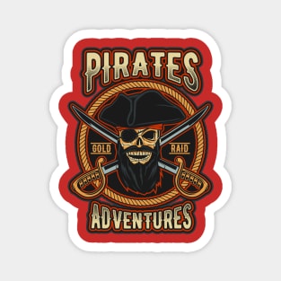 SKULL PIRATE Magnet