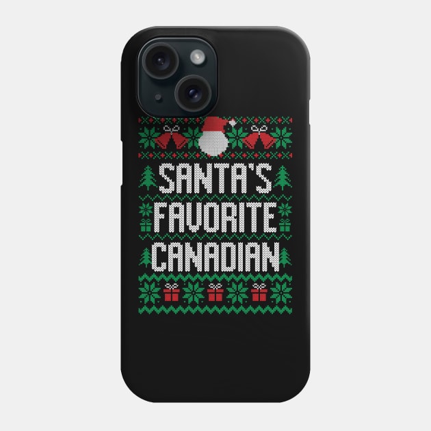Santa's Favorite Canadian Phone Case by Saulene