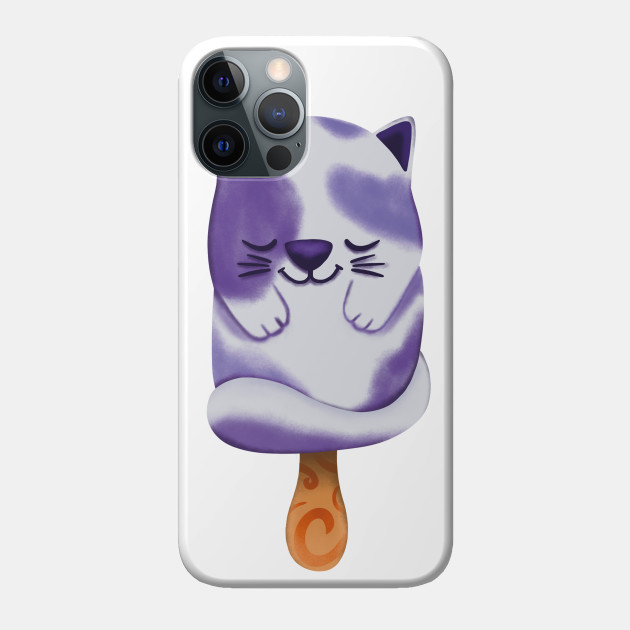 Summer time Pawsicle - Cat - Phone Case