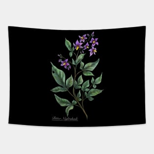 Bitter Nightshade. Witchy herb. Tapestry