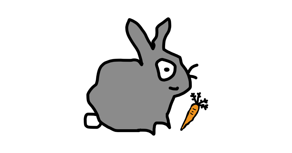 Hazel the Bunny Rabbit - Rabbit - T-Shirt | TeePublic