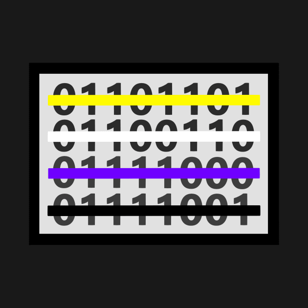 Discrete Nonbinary Flag Design by Khaos Kaine