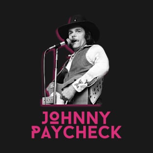 Johnny paycheck 1970s retro T-Shirt