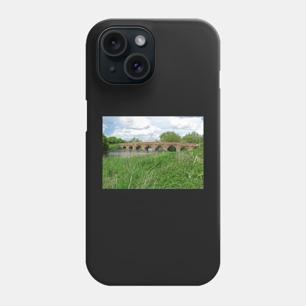 Stour Valley Way: White Mill Bridge, Sturminster Marshall Phone Case by RedHillDigital