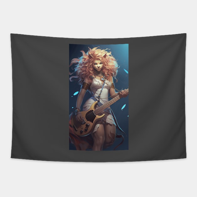 Lioness Rock Star Tapestry by natural-20s