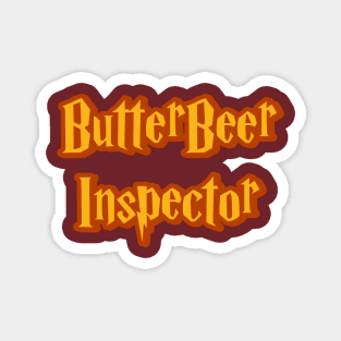 Butter Beer Inspector Magnet