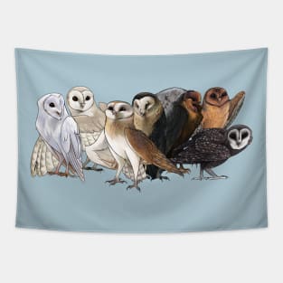 Barn Owl Spectrum Tapestry