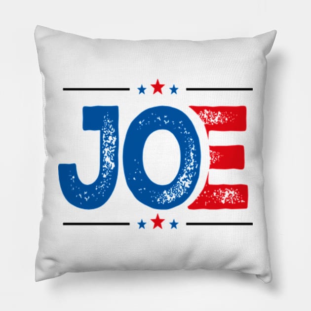 Joe Biden For President 2020 Optimistic America Pillow by David Brown