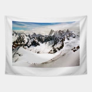 Chamonix Aiguille du Midi Mont Blanc Massif Alps France Tapestry