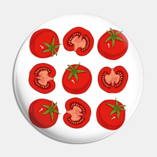 Ripe Red Tomatoes Pin