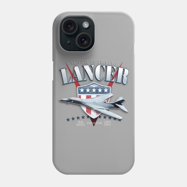 Air Force Bomber - B-1 Lancer Phone Case by TCP