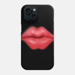 Lips With Lipstick Phone Case