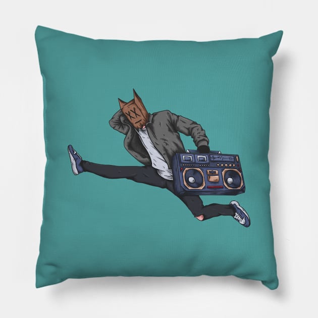 Radio Pillow by drawanddie
