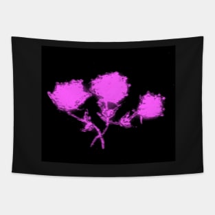 PINK GLASS ROSES Tapestry