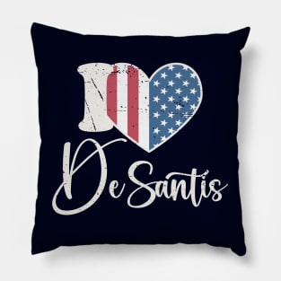 I Love DeSantis Pillow