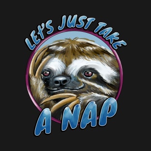 Let's Just Take a Nap Sloth T-Shirt