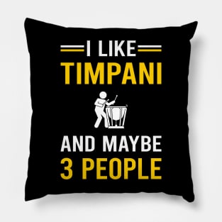 3 People Timpani Kettledrums Pillow