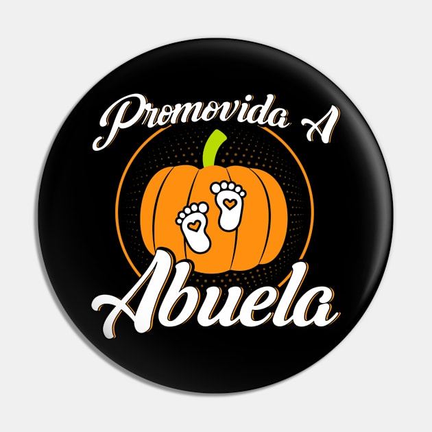 Promovida A Abuela New Grandma Pregnancy Announcement Pin by Toeffishirts