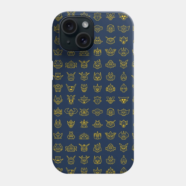 072 70s Robot NEG Phone Case by Yexart