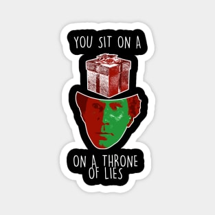 Throne Of Lies Elf Quote Christmas Knit Magnet