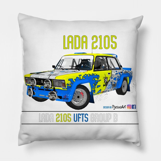 Lada 2105 VFTS Group B Front 08 Pillow by PjesusArt