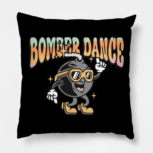 Vintage Bomber Dance Pillow by otastd