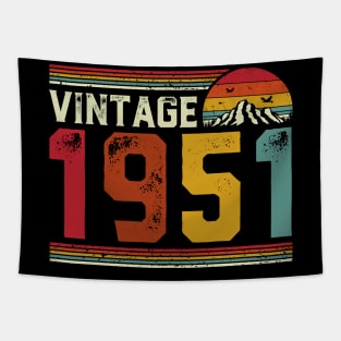 Vintage 1951 Birthday Gift Retro Style Tapestry