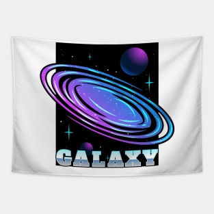 Gradient Galaxy Abstract Tapestry