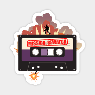 Previously Recorded - Mission: Rewatch Logo Magnet