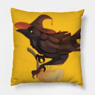 Witch Corvid Pillow