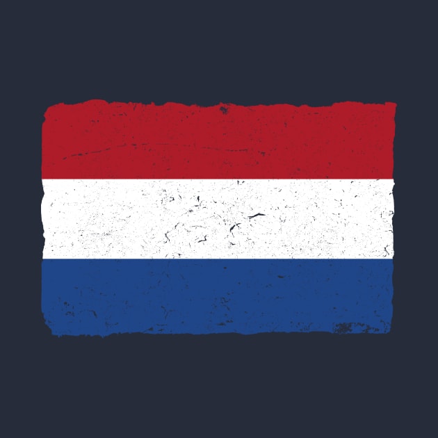 Vintage Netherlands Holland Flag by vladocar