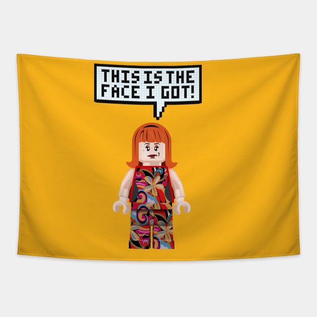 Bianca del Rio Lego from Drag Race Untucked Tapestry by dragover