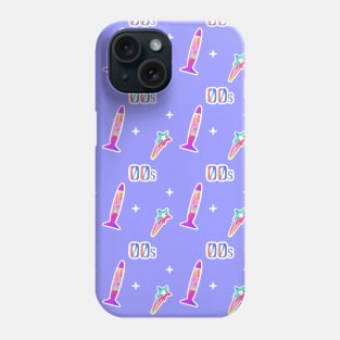 00s, y2k seamless pattern, hairpin, lava lamp hippie Phone Case