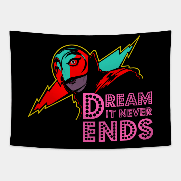 Dream It Never Ends Tapestry by mosgraphix