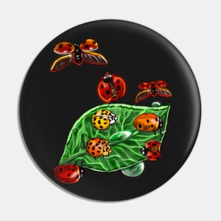 A group of lady bugs is called a loveliness Pin