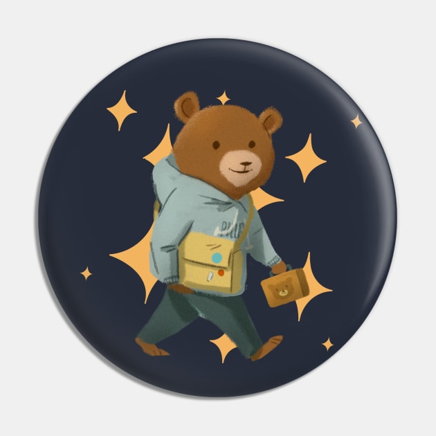 Cute Bear Pin by TheAwesomeShop