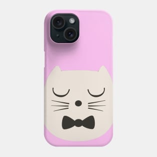 Puss Whiskas Cartoon Pussy Cat, Bow Tie Phone Case