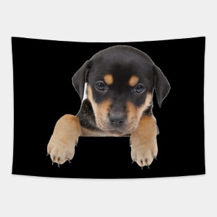 Pooch In My Pocket: Cute Puppy Tapestry