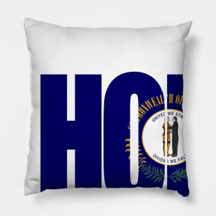 Kentucky Home - State Flag Pillow