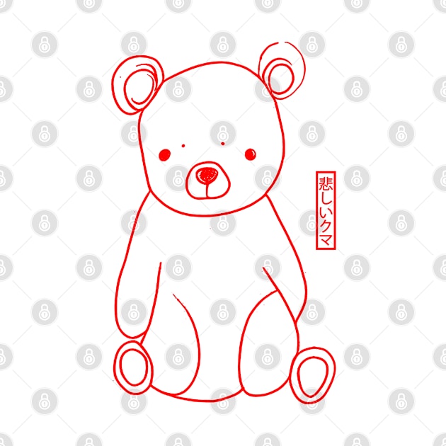 sad bear by bmron